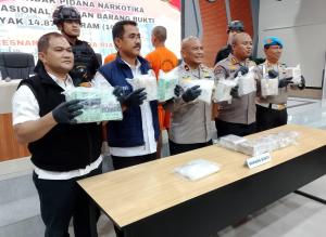 Tangkap 2 Kurir, Ditresnarkoba Polda Riau Amankan Sabu Seberat 14,87 Kg